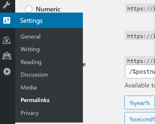 How to change URL Webpage link format in WordPress