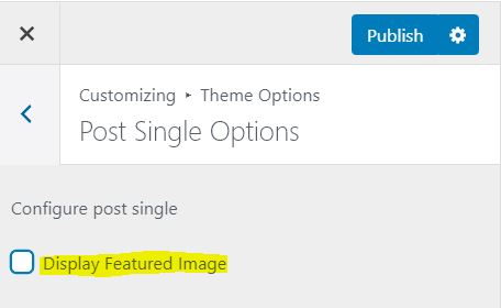 How to remove featured image inside posts in WordPress